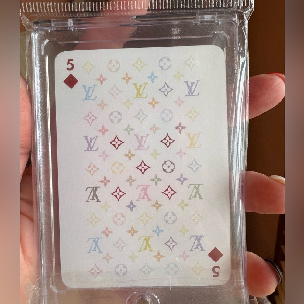 Louis Vuitton Takashi Murakami Playing Card 5 of Diamonds